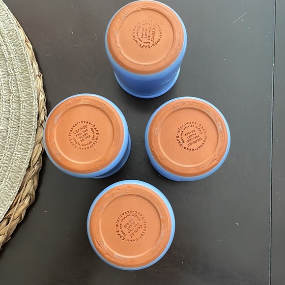 la fermiere clay pots, set of 4 - Picture 2 of 2